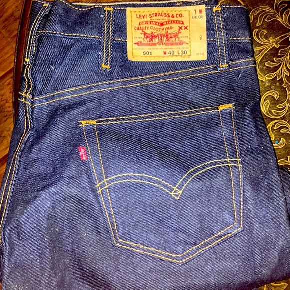 Sale is original 501 straight leg button fly mens jeans - Picture 1 of 5